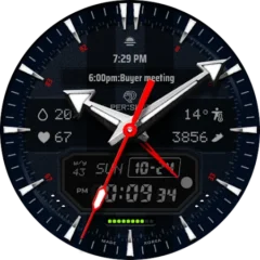Chrono Sphere - PERSLOT Galaxy Watch Face