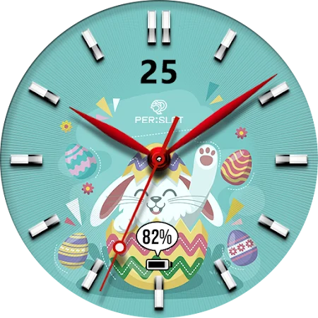 Mint Carnival Classic - PERSLOT Galaxy Watch Face