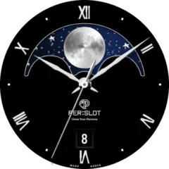Moon Phase - PERSLOT Galaxy Watch Face
