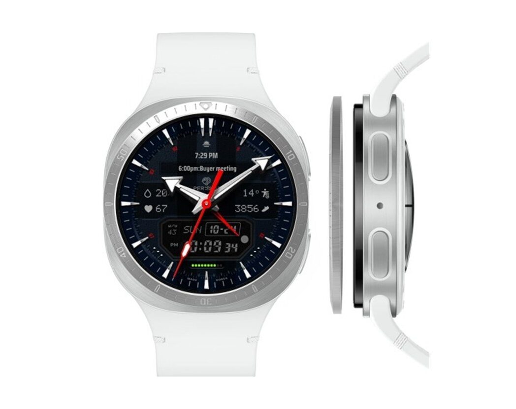 PERSLOT Galaxy Watch 8 Blade Shape Silhouette Bezeling