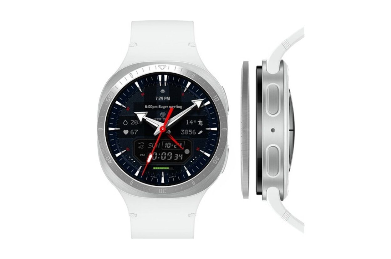 PERSLOT Galaxy Watch 8 Blade Shape Silhouette Bezeling
