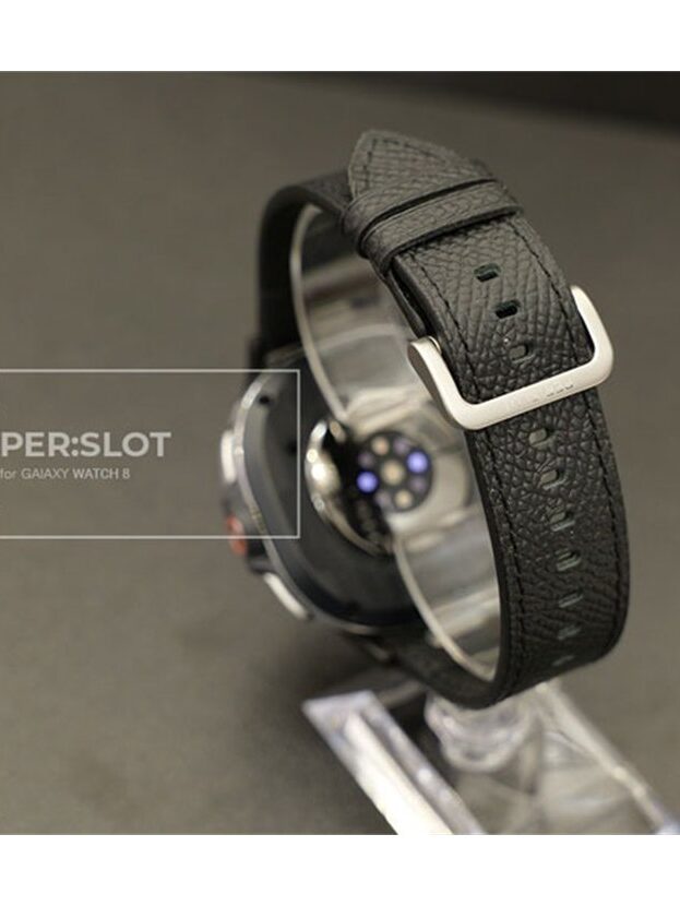 PERSLOT Neolux Snap Clasp Vegan Leather Strap