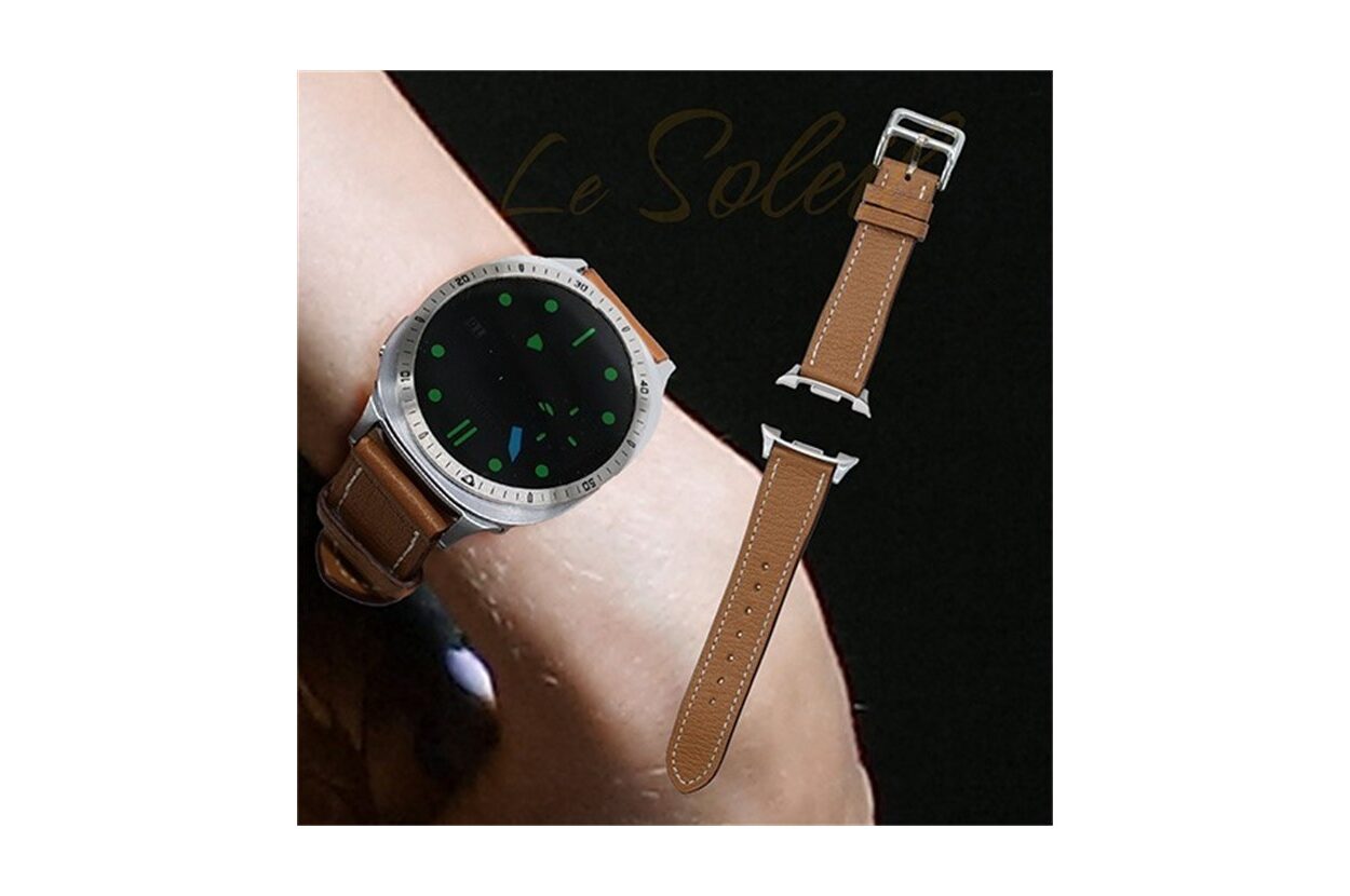 PERSLOT Le Soleil Goat Leather Strap