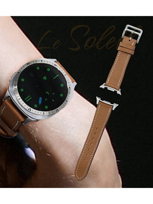 PERSLOT Le Soleil Goat Leather Strap