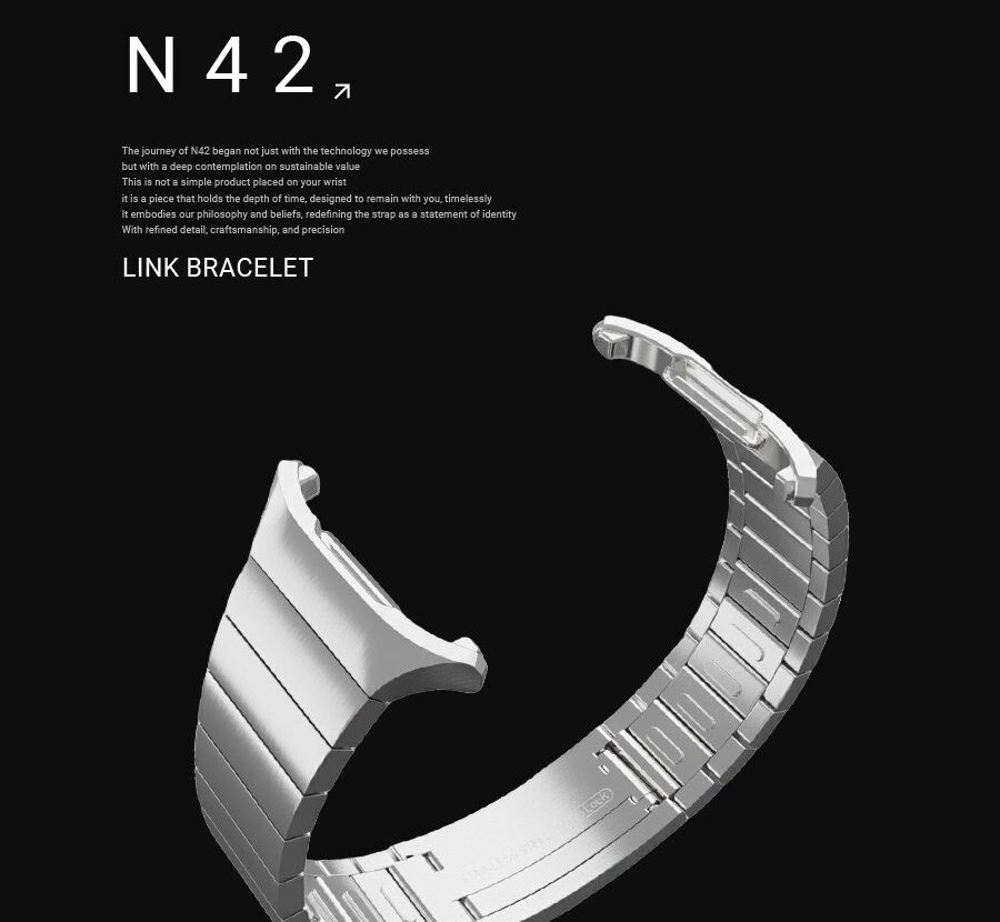 퍼슬랏 N42 링크브레이슬릿 프리미엄 메탈 스트랩 01