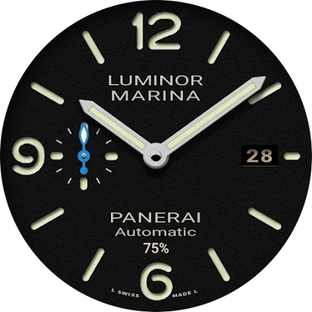 Shadow Marina Classic - PERSLOT Galaxy Watch Face