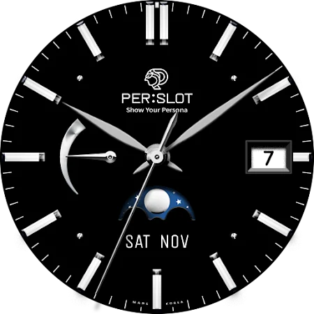 Starry Night - PERSLOT Galaxy Watch Face