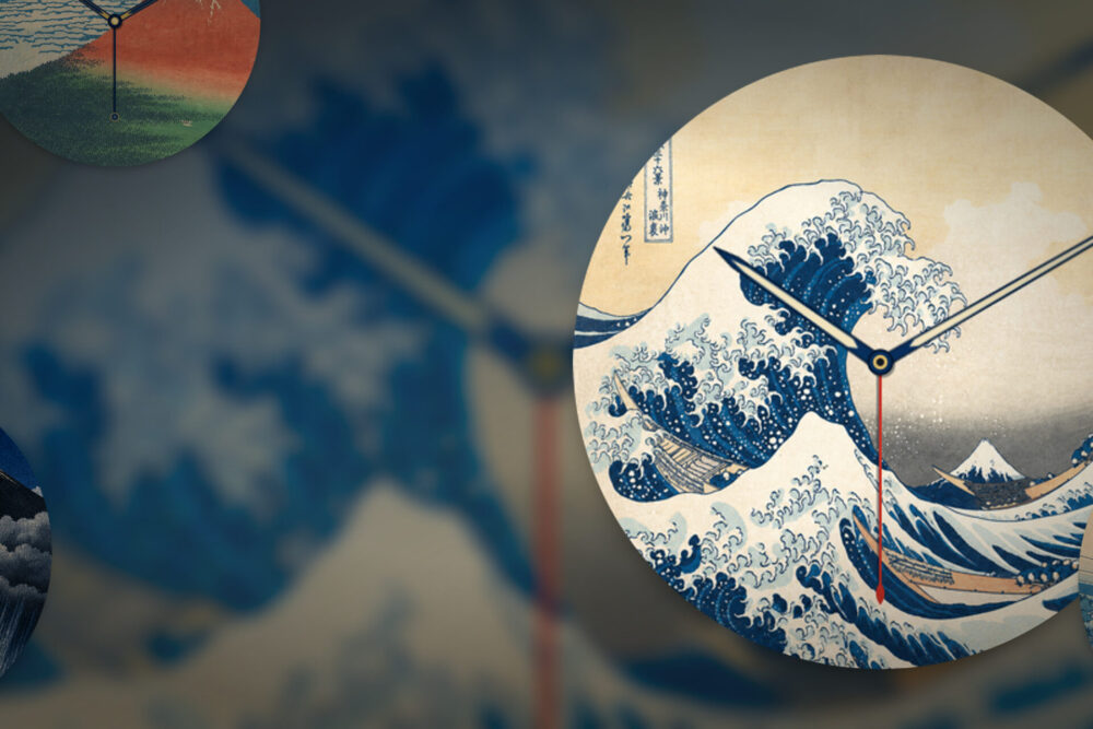 PERSLOT Hokusai Four Scenes 호쿠사이 워치페이스 네 장면 대표 이미지