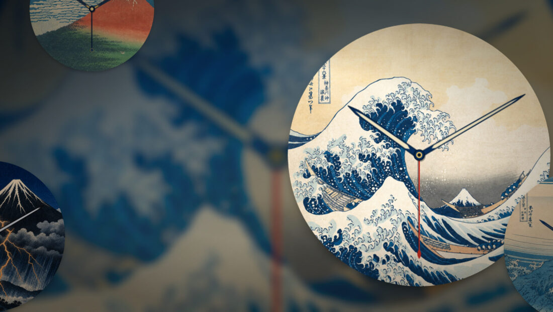 PERSLOT Hokusai Four Scenes 호쿠사이 워치페이스 네 장면 대표 이미지