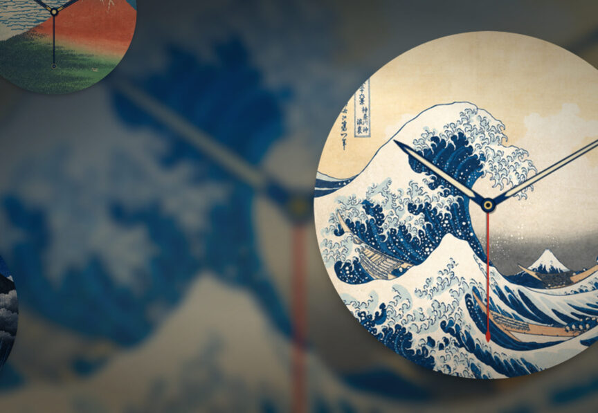 PERSLOT Hokusai Four Scenes 호쿠사이 워치페이스 네 장면 대표 이미지