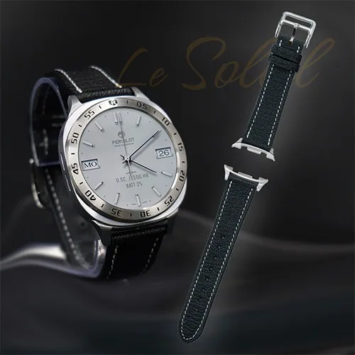 쏠레이 고트 레더 · 블랙 갤럭시워치8 40mm·44mm / 8 클래식 46mm 제품 이미지 1
