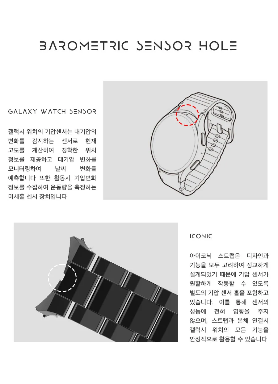 아이코닉 메탈 스트랩 상세 안내 5